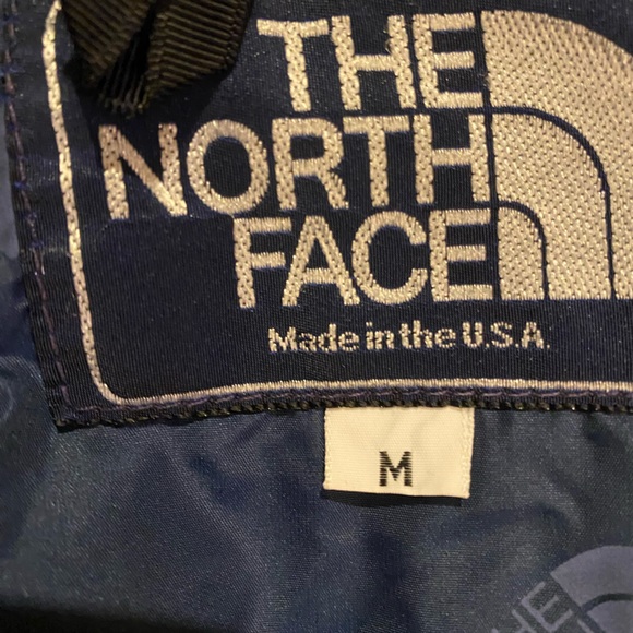 Vintage The North Face Ski Jacket Mountain Size Medium Blue Made In USA - Picture 14 of 16